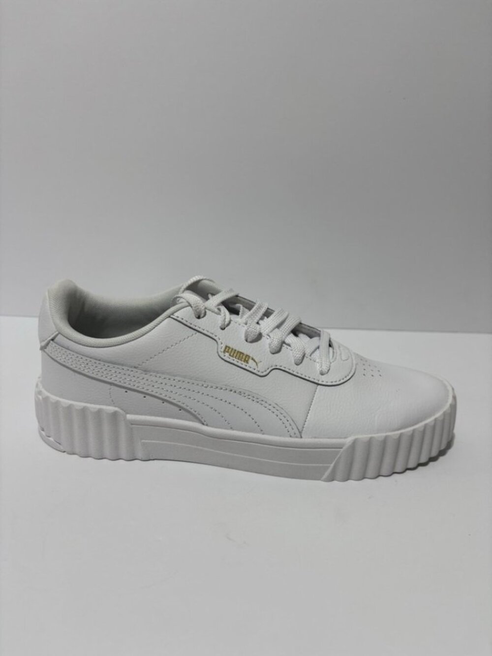 Puma Women’s Carina 3.0 White Lace-Up Sneakers, Size 10 M